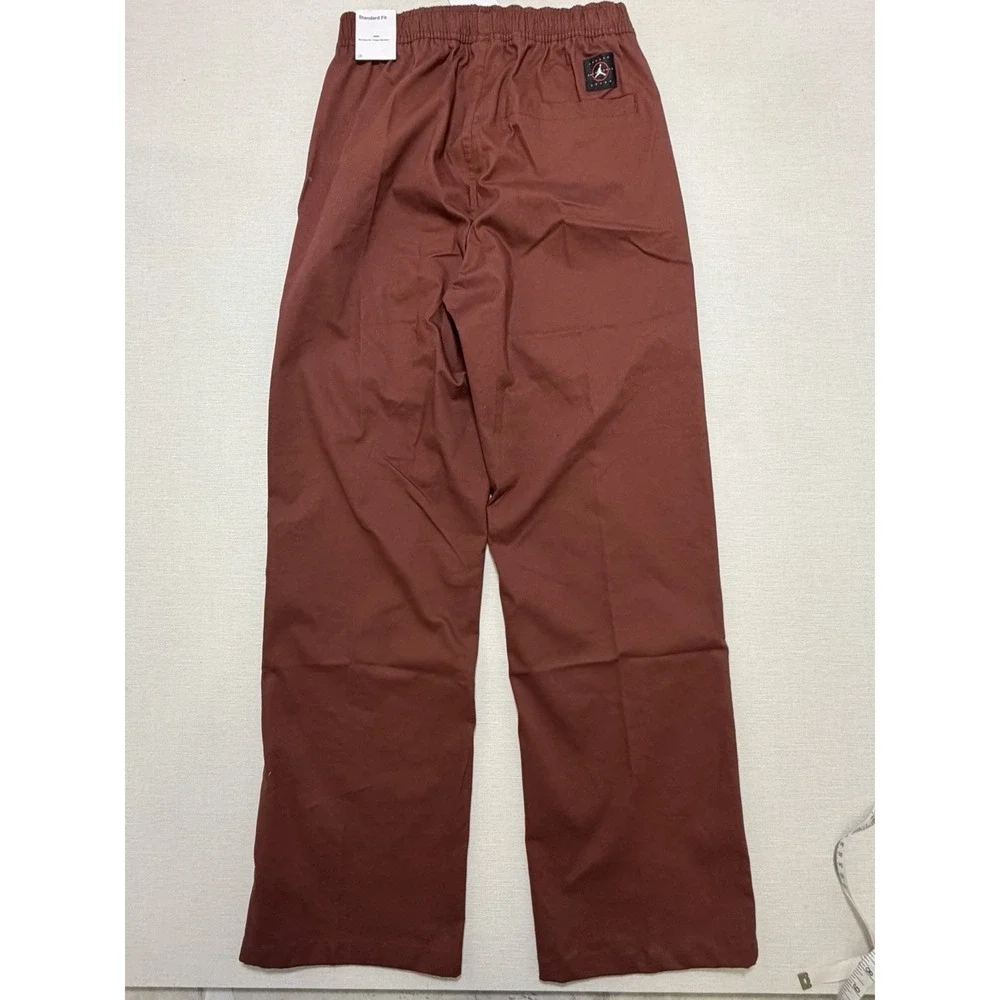 Nike Jordan Essentials Woven Drawstring Pants HF9329-231 Burgundy Men Size S